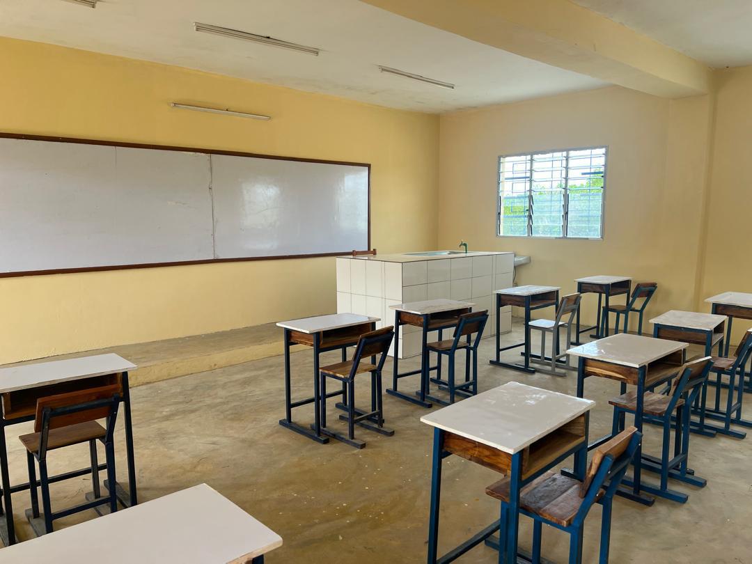 Salle de cours au collège